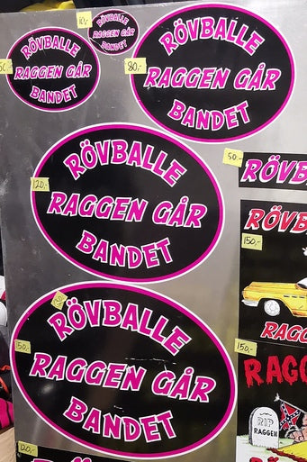 Rövballebandet - Raggen går - Klistremerke